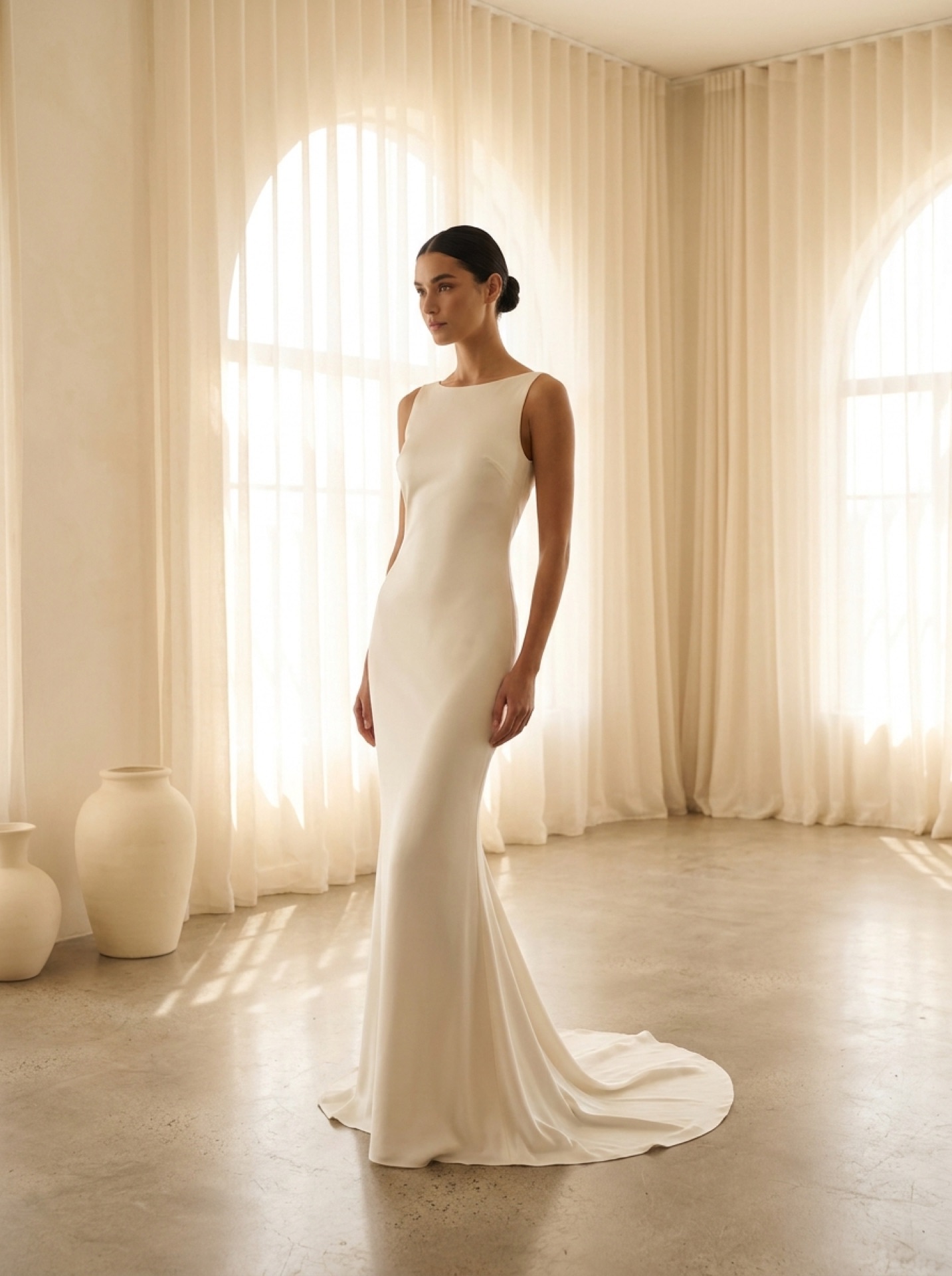 Jenny Packham Art Deco inspired bridal dress with scatter crystals